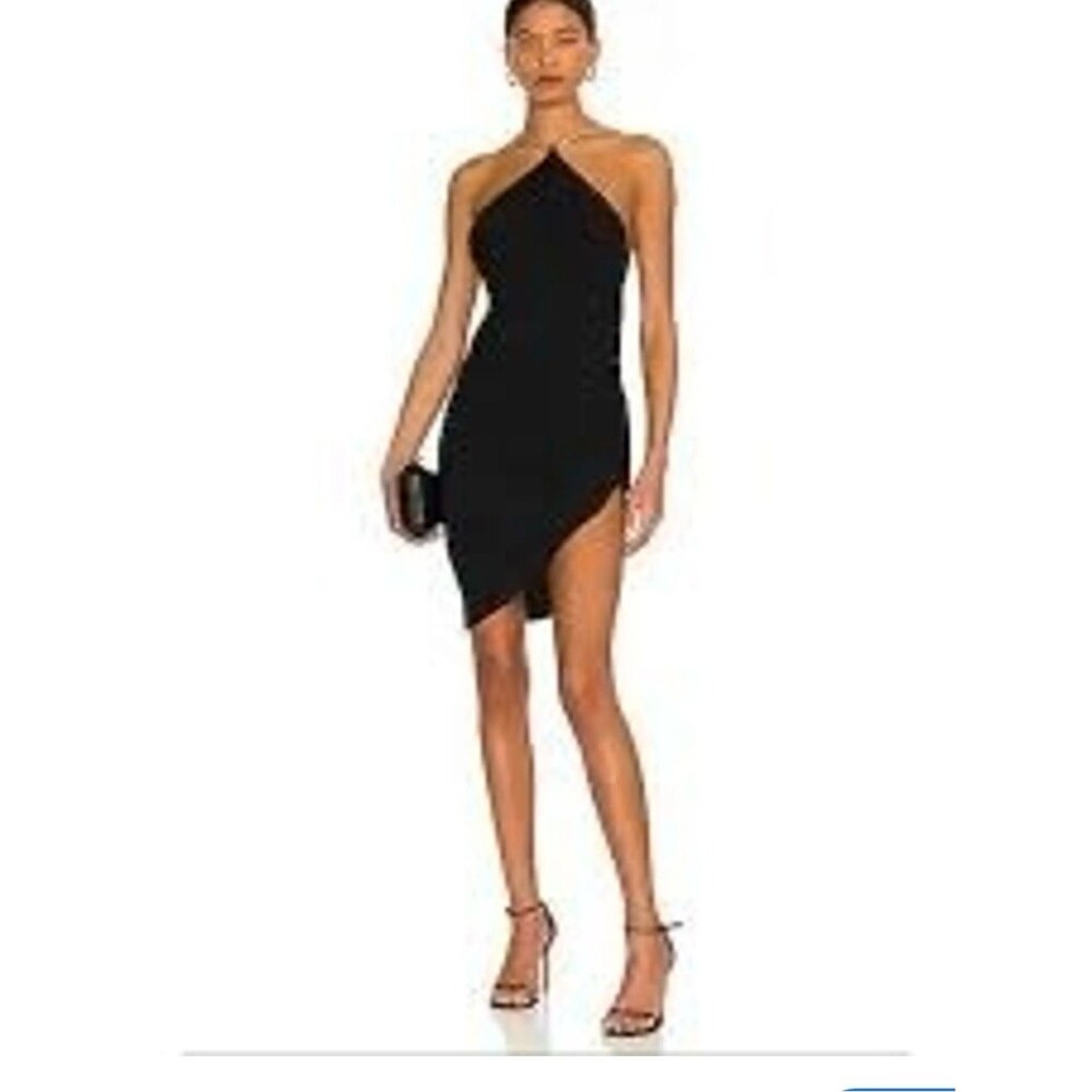 Amanda Uprichard Evie Dress Black Medium. NWT